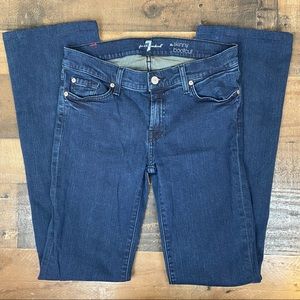 7 for all Mankind Skinny Bootcut Jeans Dark Wash Size 29